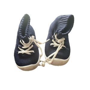 Baby Soft Breathable Sole Socks First Walking Shoes Non-Skid 12-18 Months Navy